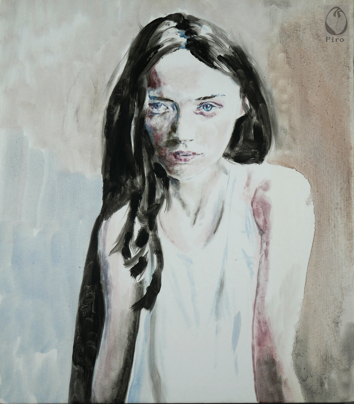 oil on canvas - olio su tela di Piro